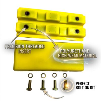 Polyurethane Track Shoe 2411111 Track Pad for W200 W195 W155 W1900 Road Milling Machine