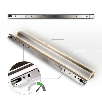 AB500 2003833 2003834 2003835 2003836 Tamper Bar 1.25m Wear Resistant Screed Tamping Bar for Asphalt Pavers
