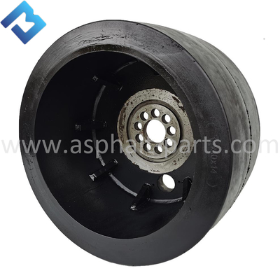 High Quality Wheeled Paver Spare Parts BF300P Front Rubber Wheel For Bomag