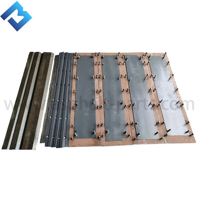 Asphalt Paver Parts AB500-3TV 2310096 Screed Plate Kit Material NM400 H450400