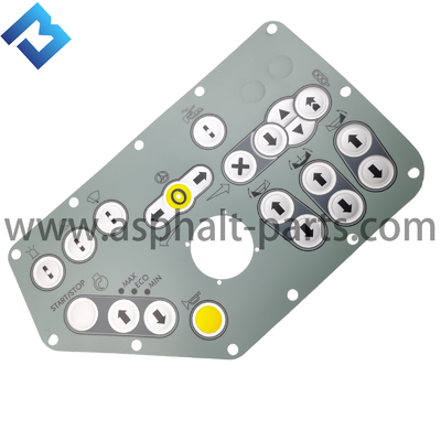 panel sticker film of the asphalt paver parts grey 3 generation with circle ring