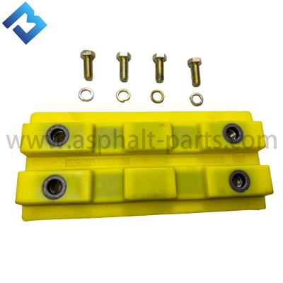 2411111/2102696 Milling Machine Spare Parts Undercarriage Parts Polyurethane Rubber Block Three Ribs Road Construction
