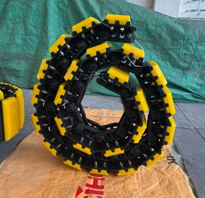 EPS PLUS Poly Track Chain Assembly 2063505 Separating Track Pads For W195 W200 Road Milling Machine