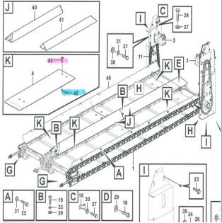 High Quality VOE17253552 Conveyor wearing part service kit ABG6820C Conveyor wear kit ABG7820D