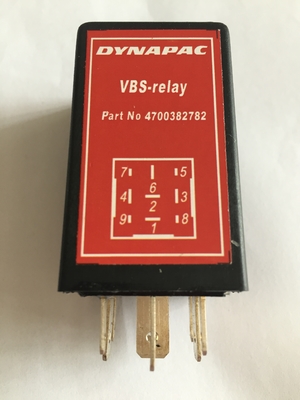 Dynapac Roller Parts 382782 4700382782 VBS Relay for Dynapac CA152 CA251 CC102 CC232 CC412 CC422 CC722 CC900 Roller