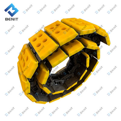 Benit High Quality Track Chain with Track Pad Track Shoes 108756 131303 120610  121235 193008 196321 for Milling Machine W1500 W1900 W2100 W2200 W2000