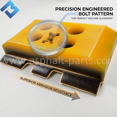 150740 Polyurethane Track Shoe 260*160-B1 Rubber Track Pads for W1900 Milling Machine