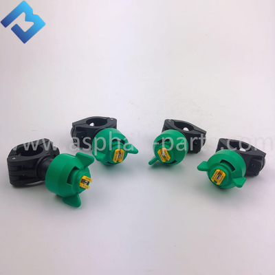 OEM ODM CC522 Plastic Spray Nozzle Small Size Green Black for road roller
