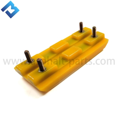  W2000 Undercarriage System Yellow Polyurethane Track Pads Wear Resistant