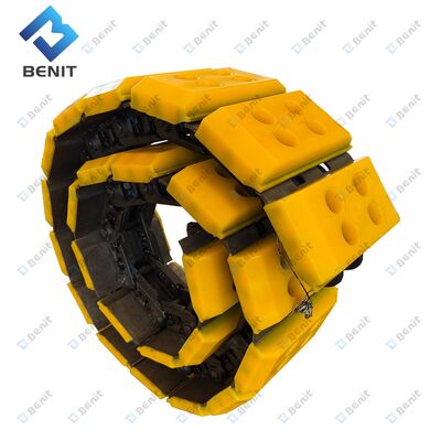 Benit High Quality Track Chain with Track Pad Track Shoes 108756 131303 120610  121235 193008 196321 for Milling Machine W1500 W1900 W2100 W2200 W2000